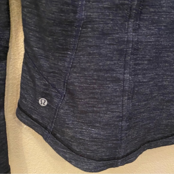 LULULEMON Women Navy Gray Define Zipped Athletic Jacket Size 2 - Picture 5 of 7